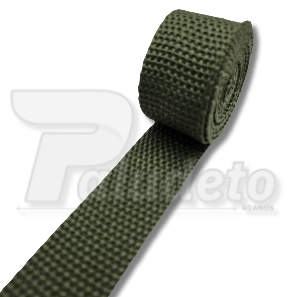 Alça de Nylon (CA) Verde Musgo 30MM