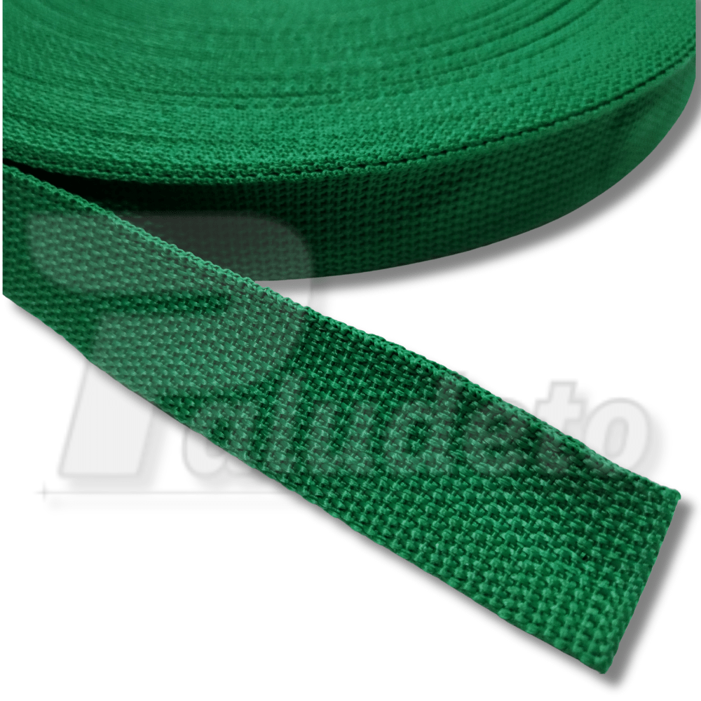 Alça de Nylon (CA) Verde Bandeira 30MM