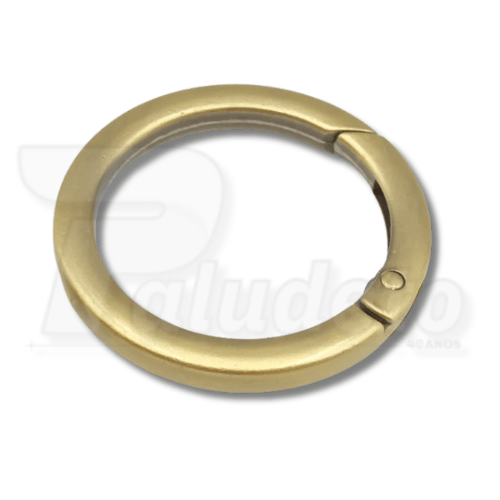 ARGOLA ARTICULADA 25MM OURO VELHO 