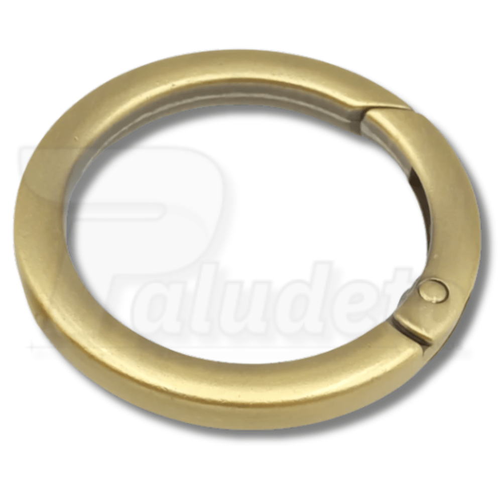 ARGOLA ARTICULADA 32MM OURO VELHO