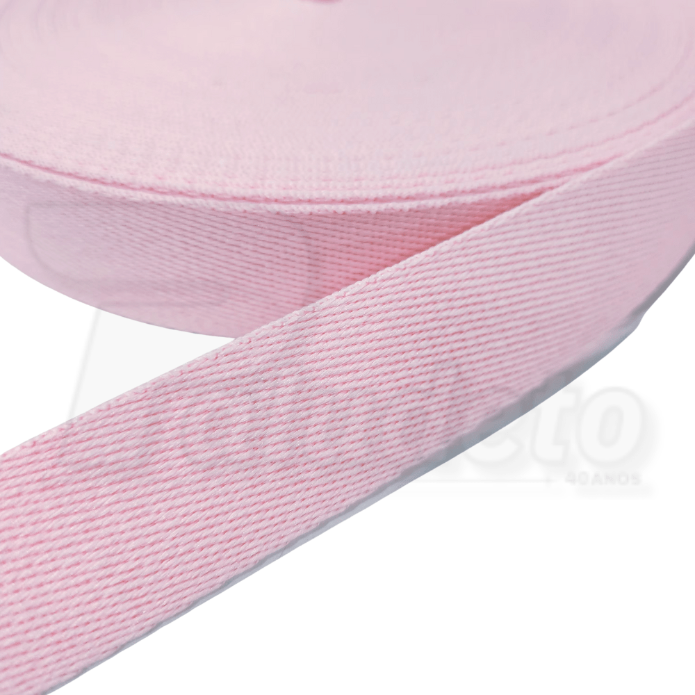 Alça Chick de Poliéster - Rosa Claro