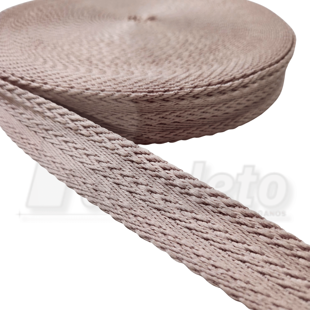 Alça Chick TRANÇADA 30MM ROSE