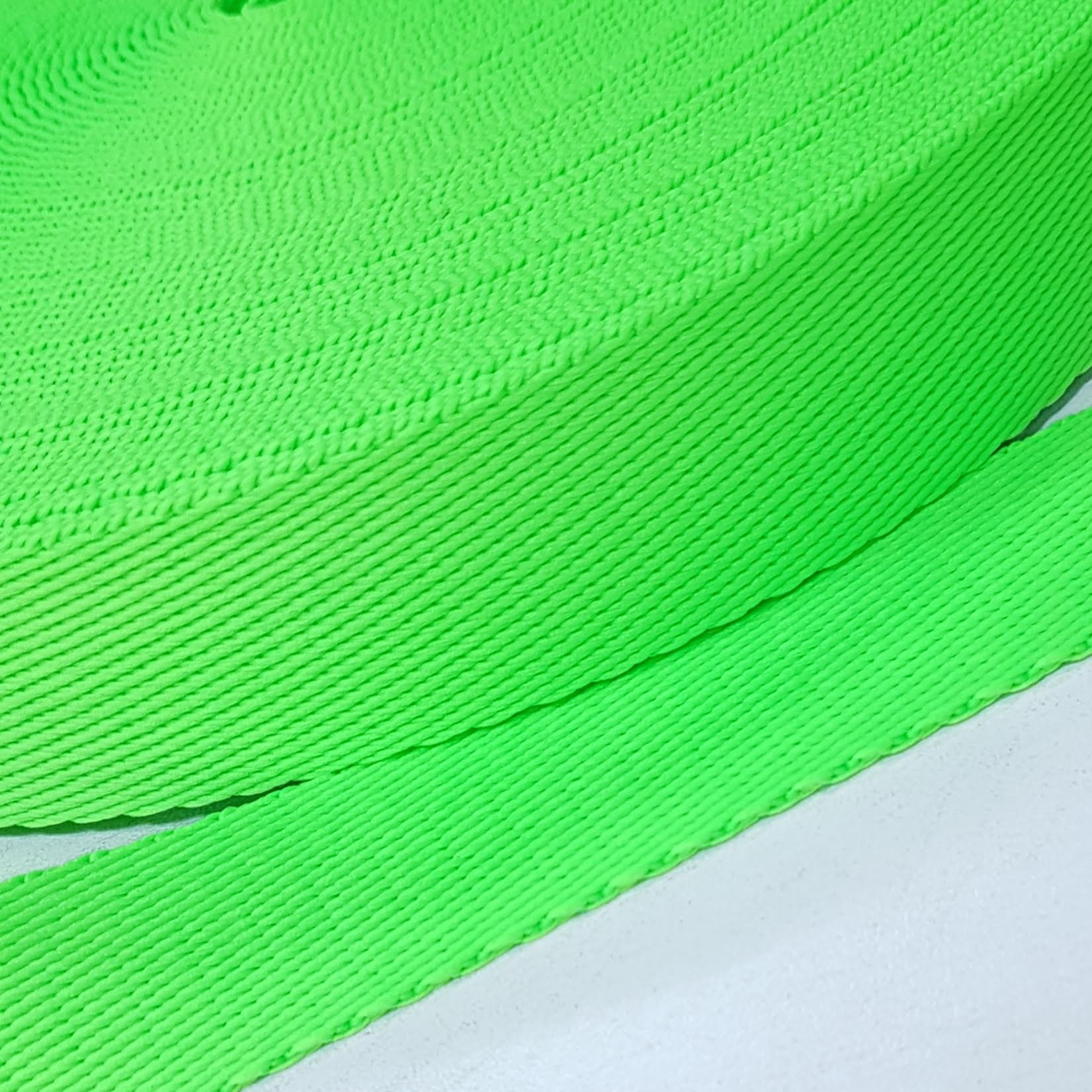 Alça Chick de Poliéster - Verde Neon 30mm