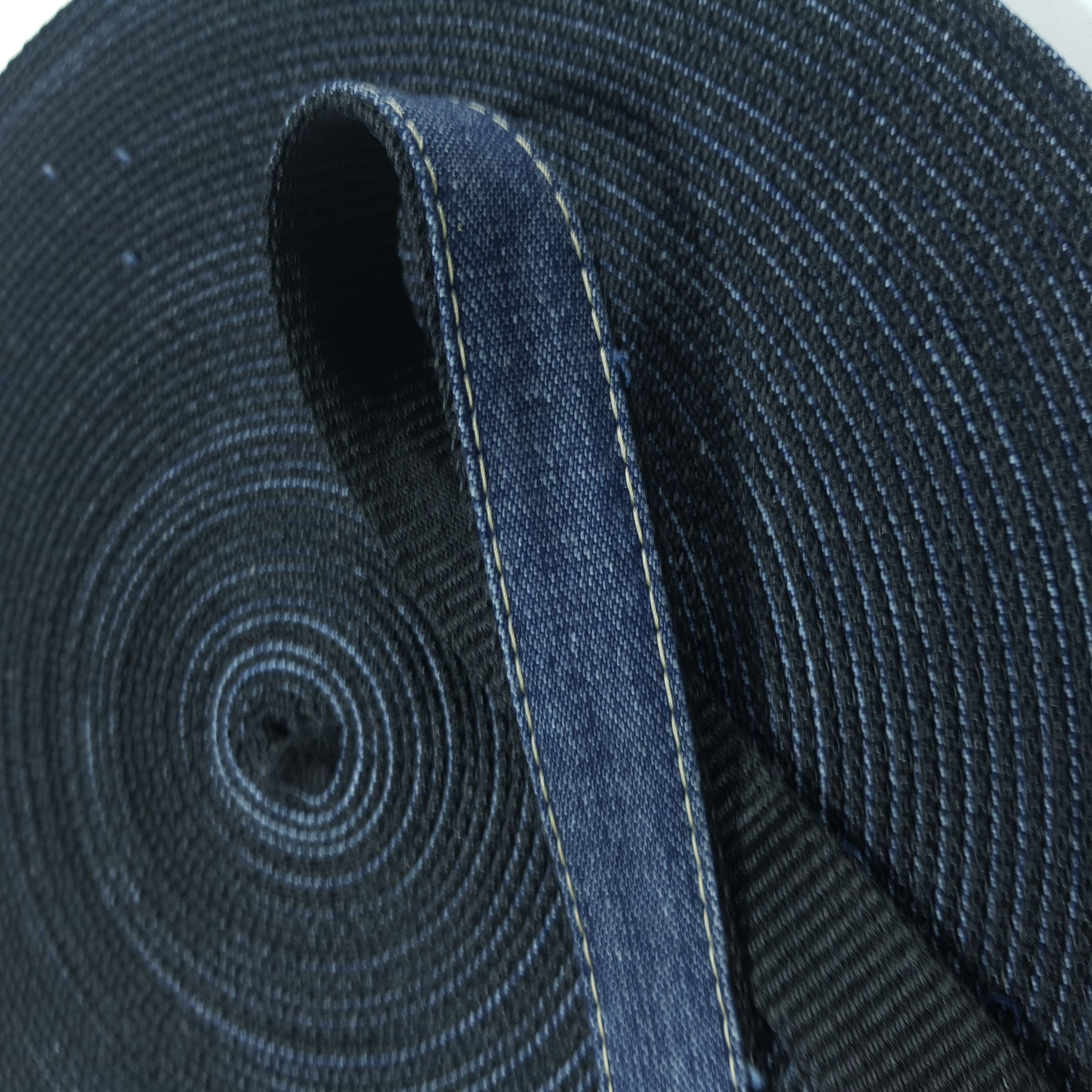 Alça de Nylon c/ jeans 25mm - Preto