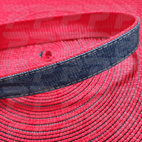 Alça de Nylon c/ jeans 25mm - Vermelho