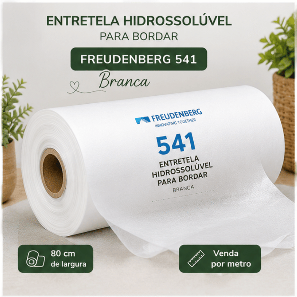 Entretela Hidrossolúvel para Bordar