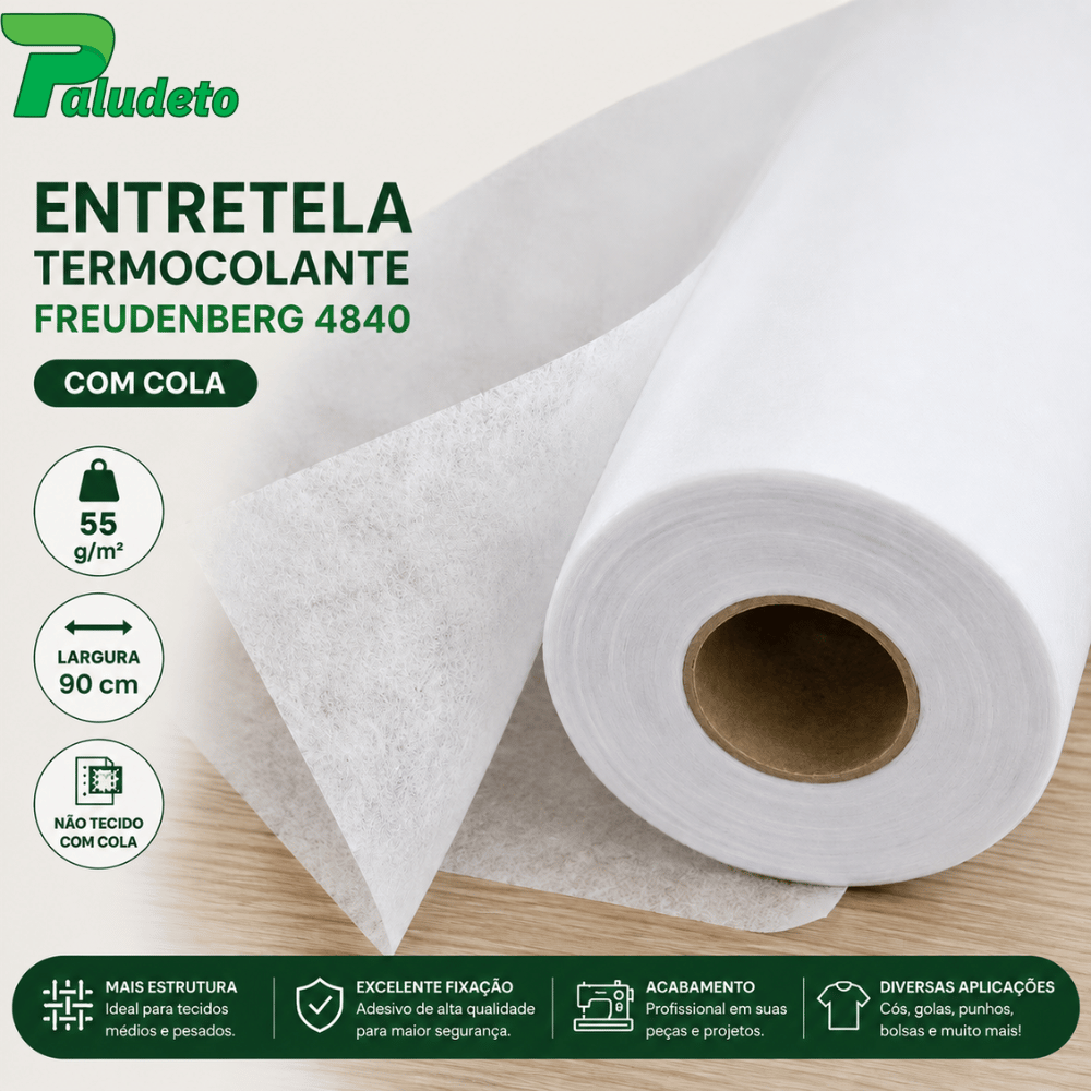 Entretela não tecido Termocolante 55G/M²