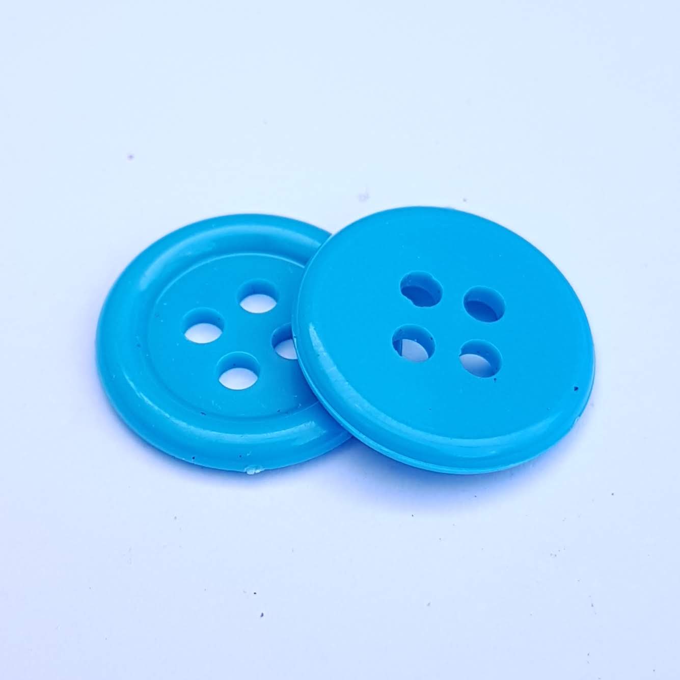 Botão de Casear Ritas 18mm Azul 10unid