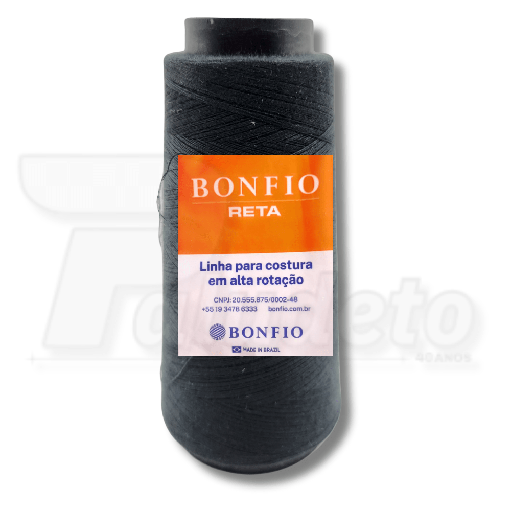 LINHA DE COSTURA BONFIO 120POPRETA