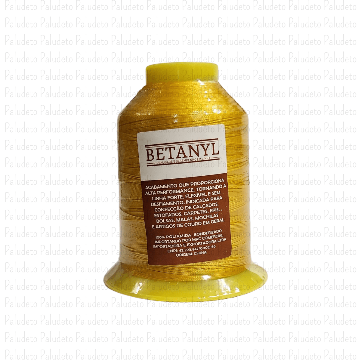 LINHA BETANYL 100% POLIAMIDA COR AMARELO OURO