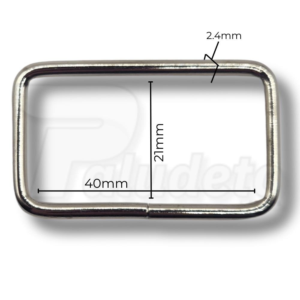 Passador 40mm Niquelado