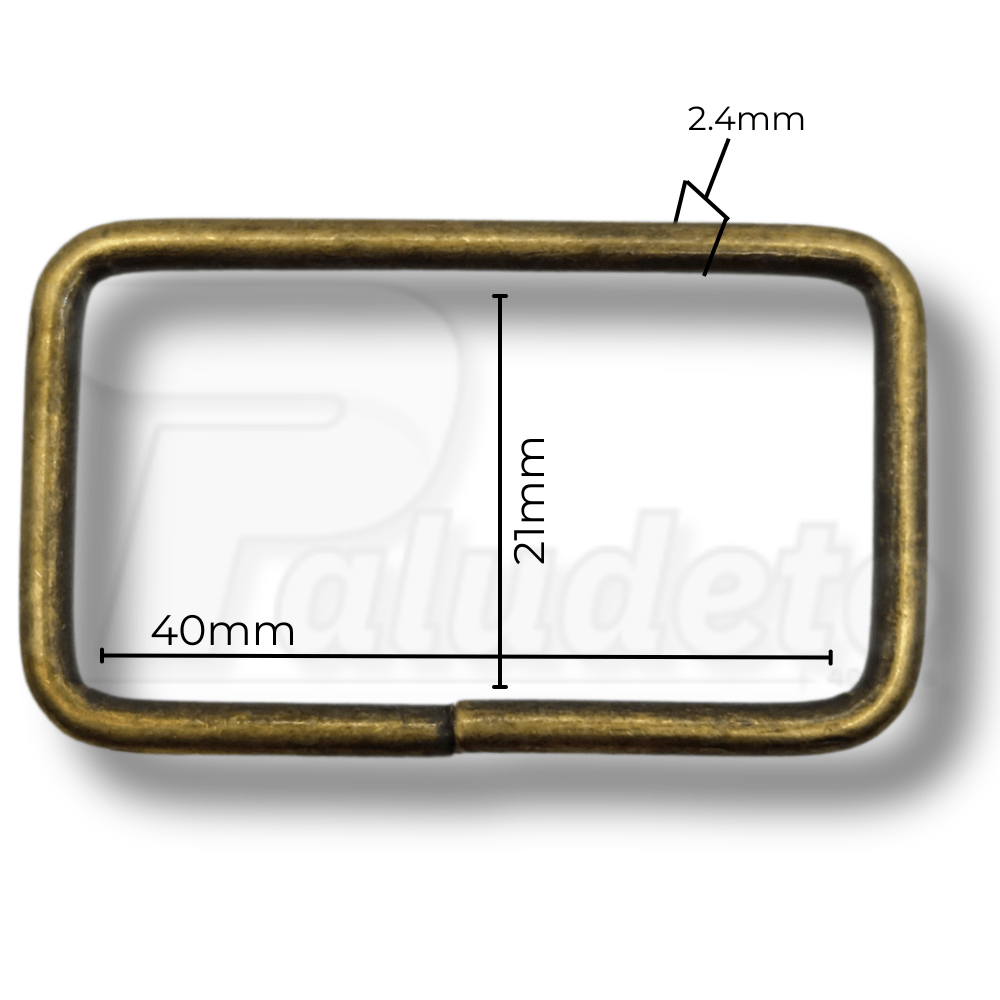 Passador 40mm Ouro Velho