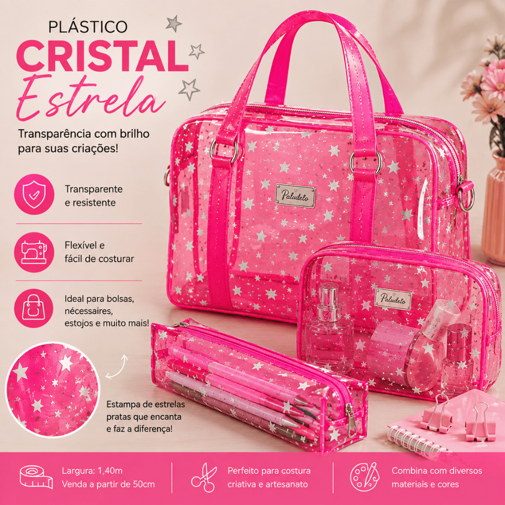 CRISTAL ESTRELAS 0.40 ROSA