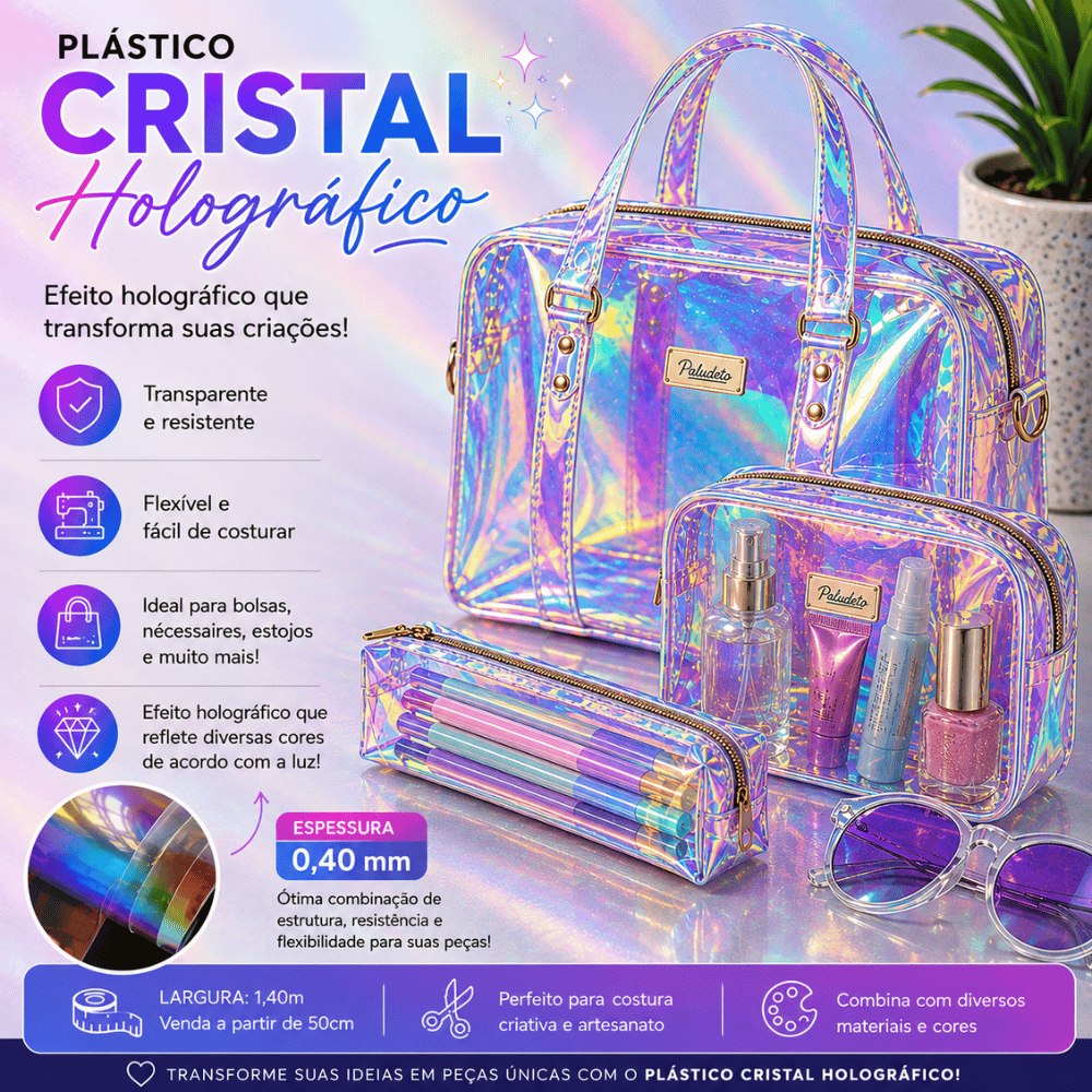 Cristal HOLOGRÁFICO 0.40