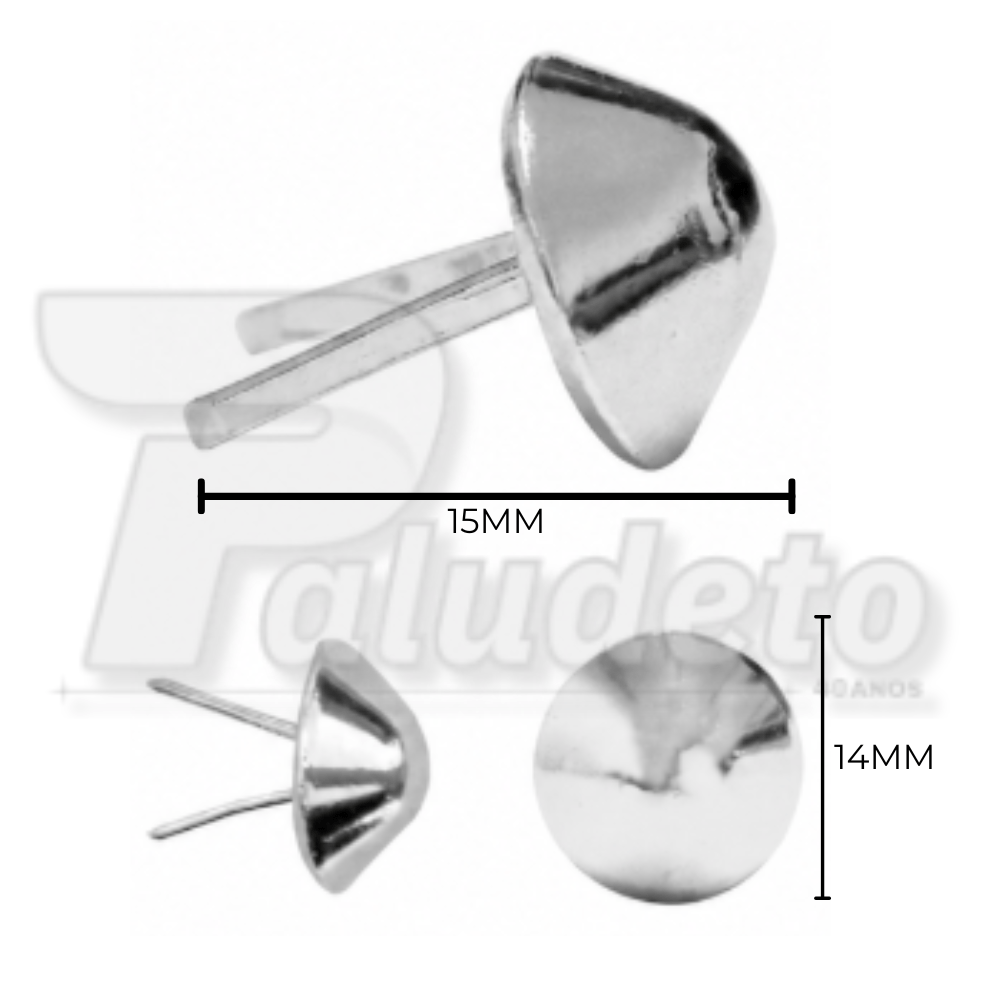 CRAVO BAILARINA PCT C/ 10 UNID NIQUELADO