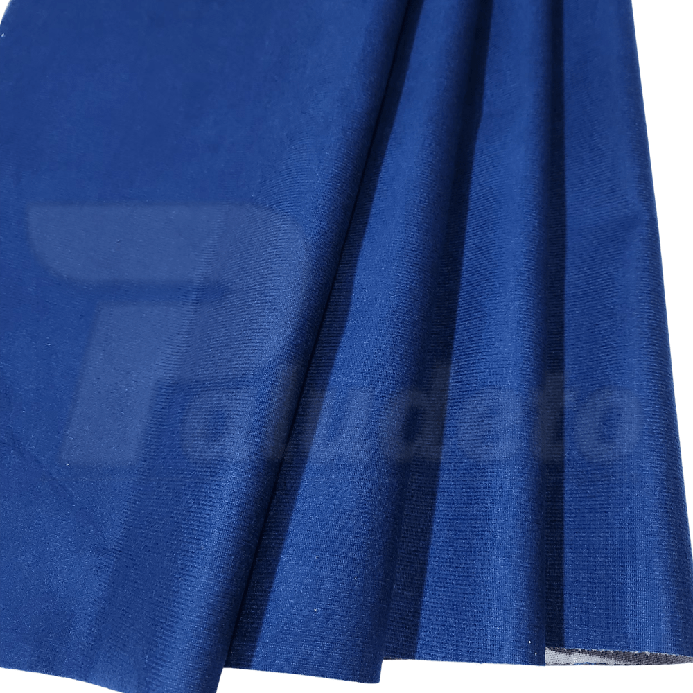 Tecido Suede Liso - Larg 1,40m - Azul