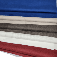 Tecido Suede Liso - Larg 1,40m - Marfim