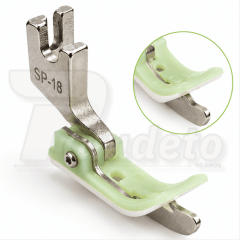 Calcador Pesponto Teflon Guia Esquerdo Para Reta Industrial
