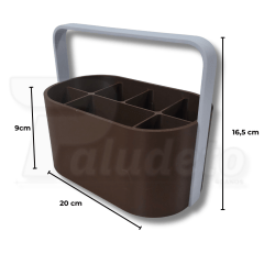 Organizador de Ateliê 3D MARROM