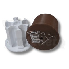 Organizador de BOBINA 3D MARROM
