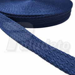 Alça Chick TRANÇADA 30MM AZUL MARINHO