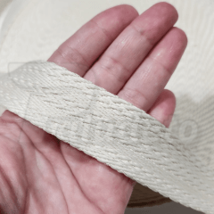 Alça Chick TRANÇADA 30MM CRU