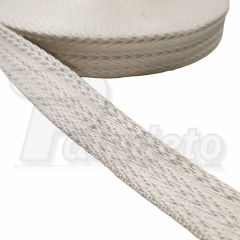 Alça Chick TRANÇADA 30MM CRU