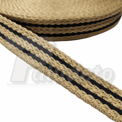 Alça Chick TRANÇADA 30MM LISTRADA