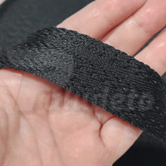 Alça Chick TRANÇADA 30MM PRETA