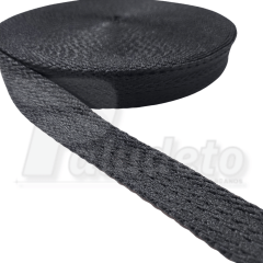 Alça Chick TRANÇADA 30MM PRETA