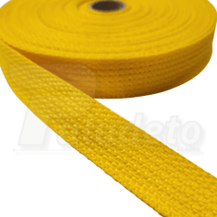 Alça de Nylon (CBR) 25mm Amarelo