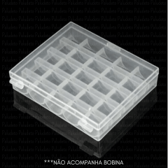 Estojo Organizador para 25 bobinas maquina de costura