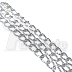 Corrente de Alumínio 2.0mm - Niquelado
