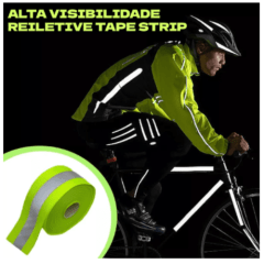 FITA FRISO REFLETIVA - LG 50mm  - Verde Neon
