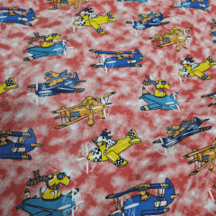 Tecido Jacquard LG 1,40MT - Aviões