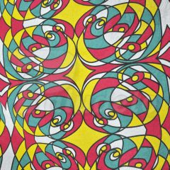 Tecido Jacquard LG 1,40MT - Abstrato Amarelo
