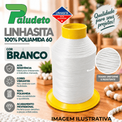 LINHASITA 100% POLIAMIDA 60 COR BRANCO