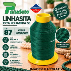 LINHASITA 100% POLIAMIDA COR 87 - VERDE ESCURO LINHASITA 100% POLIAMIDA COR 87 - VERDE ESCURO
