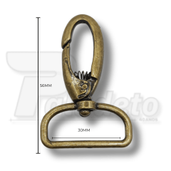Mosquetão Ouro Velho Ref. 1057 - 3,0cm