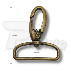 Mosquetão Ouro Velho Ref. 1057 - 4,0cm