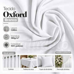 TECIDO OXFORD LARG 1,50M BRANCO