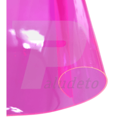 Plástico Colorido 0.40 - Rosa Neon