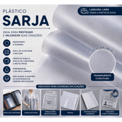 Plástico Cristal Sarja 0.18