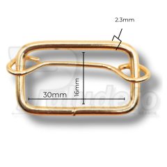 Regulador Dourado Verniz 3,0CM Regulador Dourado Verniz 3,0CM