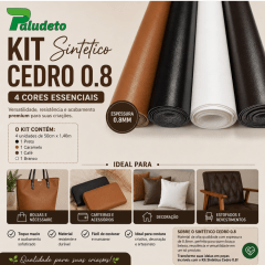 Kit Sintético Cedro 0.8 | 4 Cores 