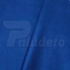 Tecido Suede Liso - Larg 1,40m - Azul