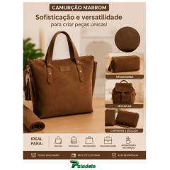 Camurção Dupla Face - Marrom
