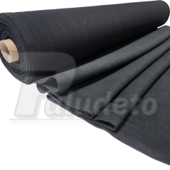 Tecido Sacaria 74cm Algodão Preto