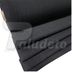 Tecido Sacaria 74cm Algodão Preto