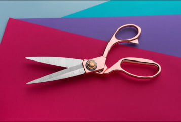 TESOURA ALFAIATE 7.3/4" ROSE GOLD